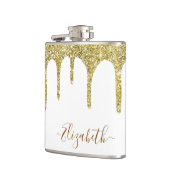 Flasche mit Vinylummantelung Flachmann (Links)