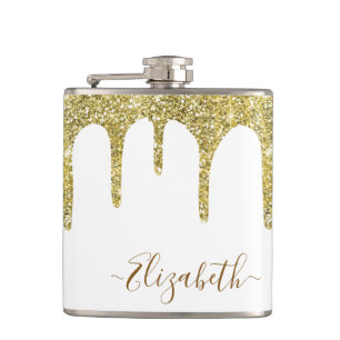 Flasche mit Vinylummantelung Flachmann