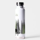 Flasche mit Wasser für Kabinen (Links)