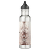 Flasche mit weißem Elfenbein Edelstahlflasche (Rechts)