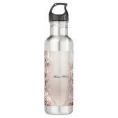 Flasche mit weißem Elfenbein Edelstahlflasche (Vorderseite)