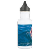 Flasche mit weißem Hai Edelstahlflasche (Links)