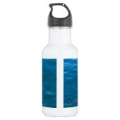 Flasche mit weißem Hai Edelstahlflasche (Rückseite)