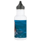 Flasche mit weißem Hai Edelstahlflasche (Rechts)