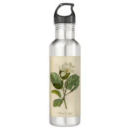 Flasche mit weißem Magnolium Edelstahlflasche