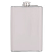 Flasche mit weißem Pferd - Malerei Flachmann (Rückseite)