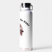 Flasche mit weißer Fitness (Rückseite)