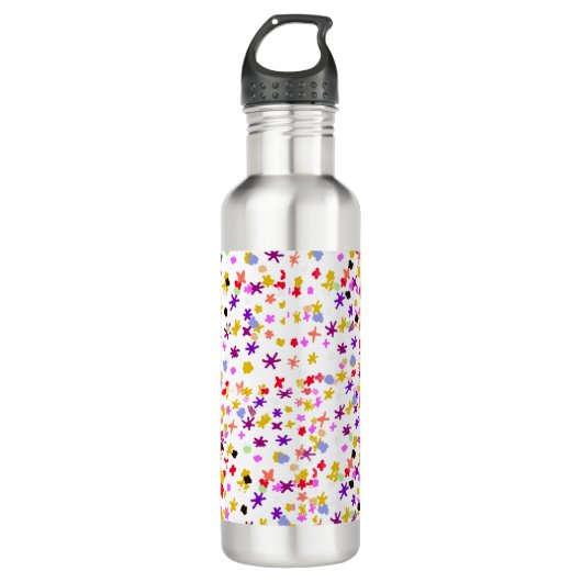 Flasche mit wiederverwendbarem Edelstahl Edelstahlflasche (Vorderseite)