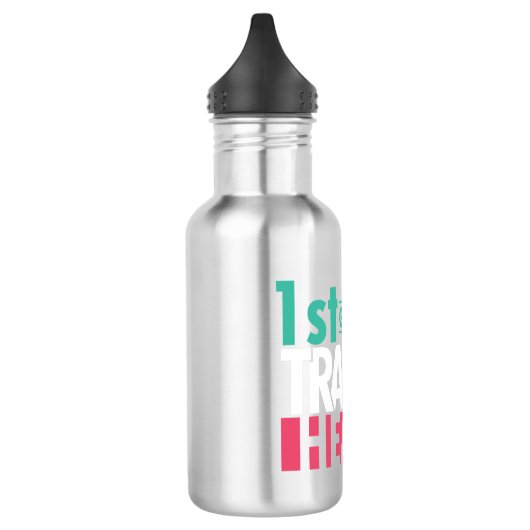 Flasche mit wiederverwendbarem Wasser Edelstahlflasche (Links)