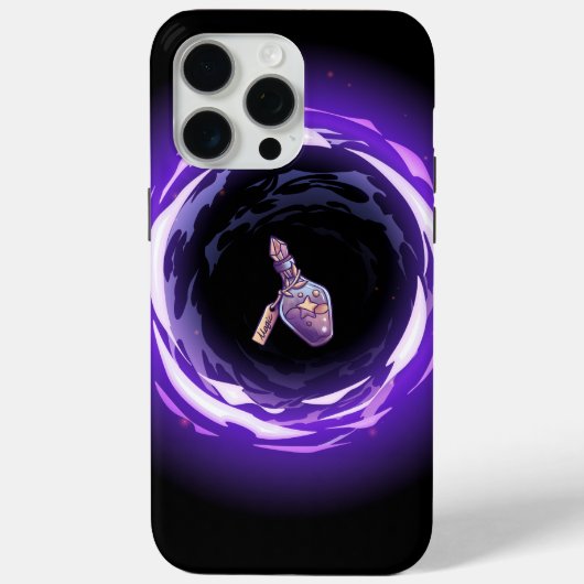Flasche mit zartem Swirl Case-Mate iPhone Hülle (Rückseite)