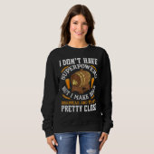 Flasche oder Floß Bier ich Funny Beer Drink Sweatshirt (Vorne ganz)