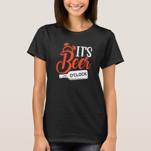 Flasche oder Floß Bier ich Funny Beer Drink T-Shirt (Vorderseite)