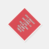 Flasche öffnet Teeth Napkins Serviette (Ecke)