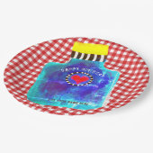 Flasche Papier Abendessen Napkins Pappteller (Schrägansicht)
