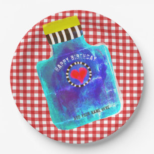 Flasche Papier Abendessen Napkins Pappteller