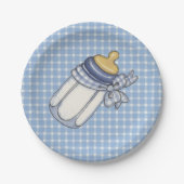 Flasche Pappteller (Vorderseite)