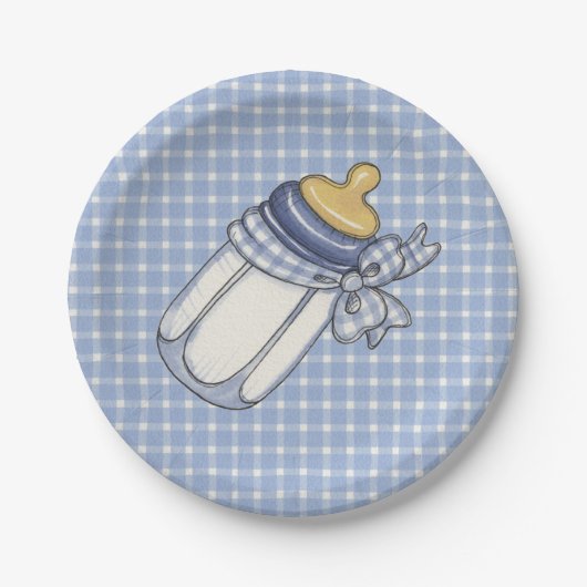 Flasche Pappteller (Vorderseite)