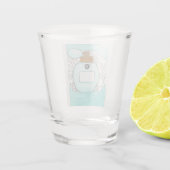 Flasche Parfüm Schnapsglas (Rückseite)