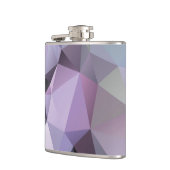 Flasche: Polygon Entwurf-Schatten von Lila u. von Flachmann (Links)