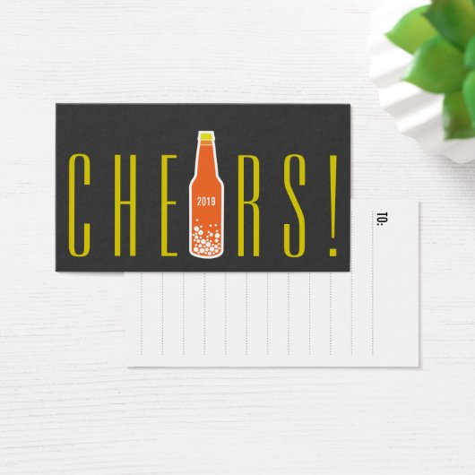 Flasche Pop Chef New Year Holiday Party Geschenk T (Schreibtisch)