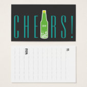 Flasche Pop Chef New Year Holiday Party Geschenk T (Vorne & Hinten)