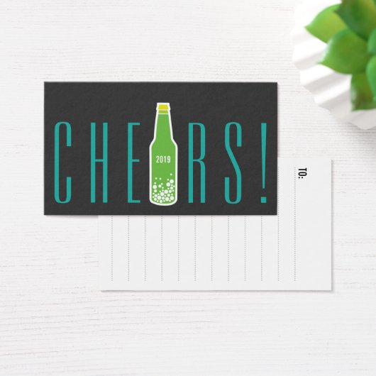 Flasche Pop Chef New Year Holiday Party Geschenk T (Schreibtisch)