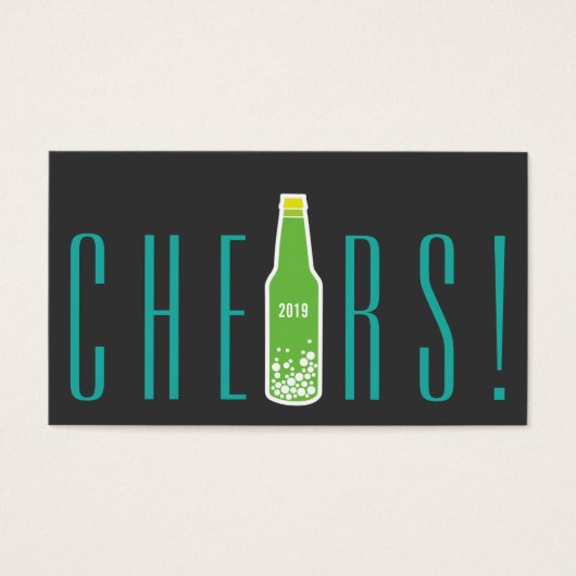 Flasche Pop Chef New Year Holiday Party Geschenk T (Vorderseite)