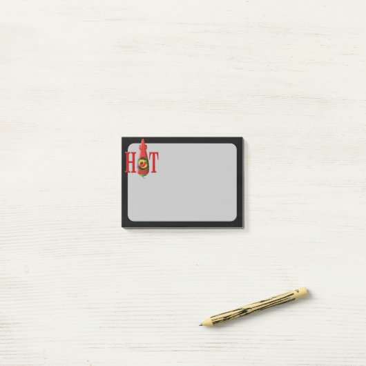 Flasche Post-it Klebezettel (Auf Schreibtisch)