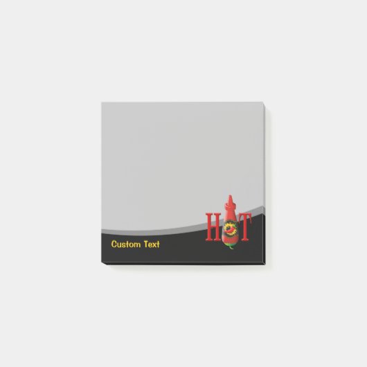 Flasche Post-it Klebezettel (Vorderseite)