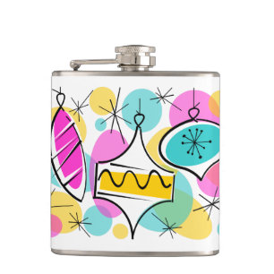 Flasche Retro Tree Baubles Flachmann