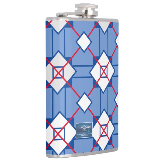 Flasche (Rotes Kreuz) RFPMDesign ©️ 2023/4 Flachmann (Rechts)