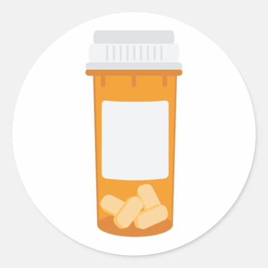 Flasche Runder Aufkleber (Vorderseite)