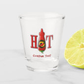 Flasche Schnapsglas (Vorderseite)