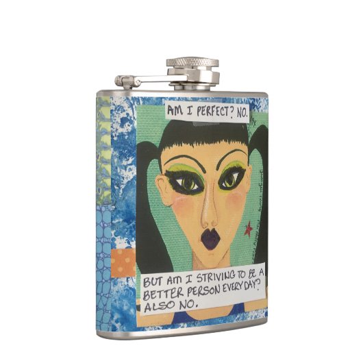 Flasche sind ich vervollkommnen? Nein Flachmann (Rechts)