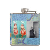 Flasche sind ich vervollkommnen? Nein Flachmann (Rückseite)