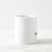 Flasche, Spitze an eigenem Risiko! Kaffeetasse (Mittel)