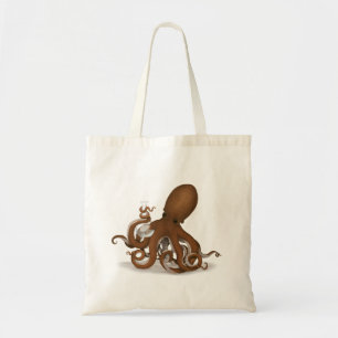 Flasche Steampunkie Wissenschaft der Octopus Holdi Tragetasche