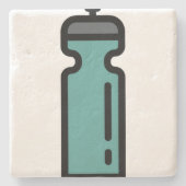 Flasche Steinuntersetzer (Vorderseite)