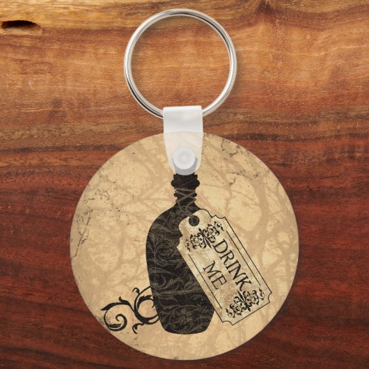 Flasche trinken schlüsselanhänger (Vorderseite)