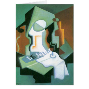 Flasche und Obstschale von Juan Gris, Vintage Kubi