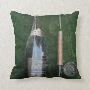 Flasche und Rob II 2012 Kissen