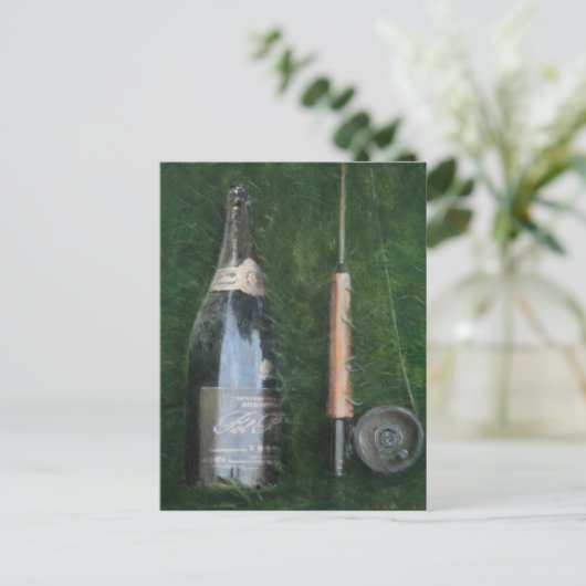Flasche und Rob II 2012 Postkarte (Stehend Vorderseite)