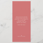 Flasche und Roter Wein Stil Mitgefühl Feier Menü Menükarte (Rückseite)