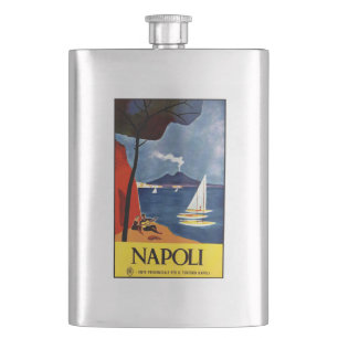 Flasche Vintag Napoli (Neapel) Italien Flachmann