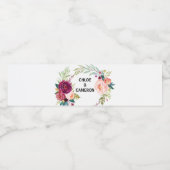 Flasche Wasser Sommer Blütenwasser Etikett (Einzelnes Label)