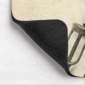 Flasche Wein Mousepad (Ecke)