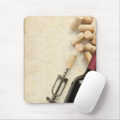 Flasche Wein Mousepad (Mit Mouse)