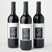 Flasche Weinetikett (Flaschen)