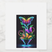 Flasche Weinetikett (Einzelnes Label)