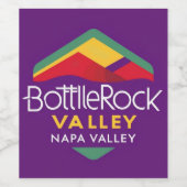 Flasche Weinetikett (Einzelnes Label)